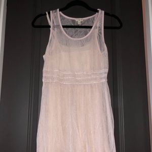 Blush Pink Lace Tunic/ Dress